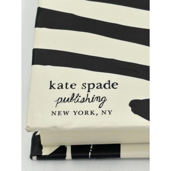 Kate Spade Bridal Notebook Hardcover I Married Adventure Zebra Print Journal New - Picture 3 of 15